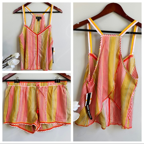 Room Service Other - Room Service NWT flowy striped short PJ sets